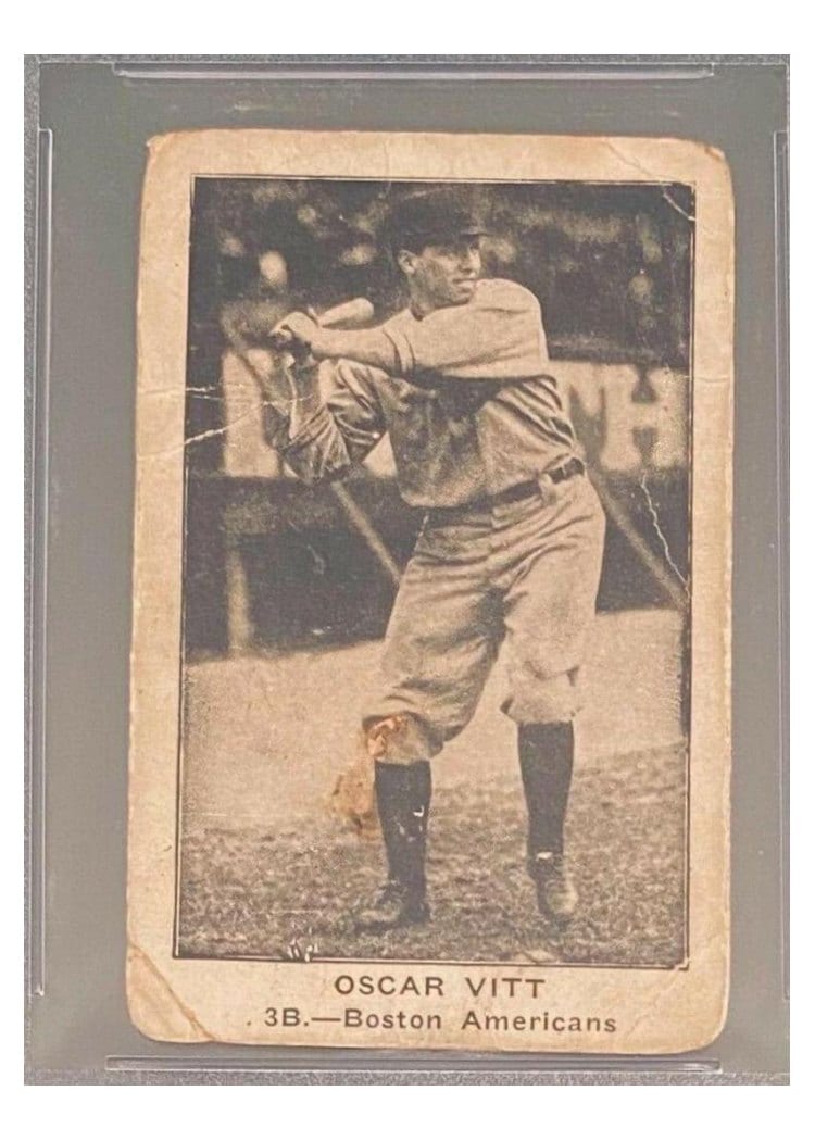 1922 E121 American Caramel Series of 120 Oscar Vitt card