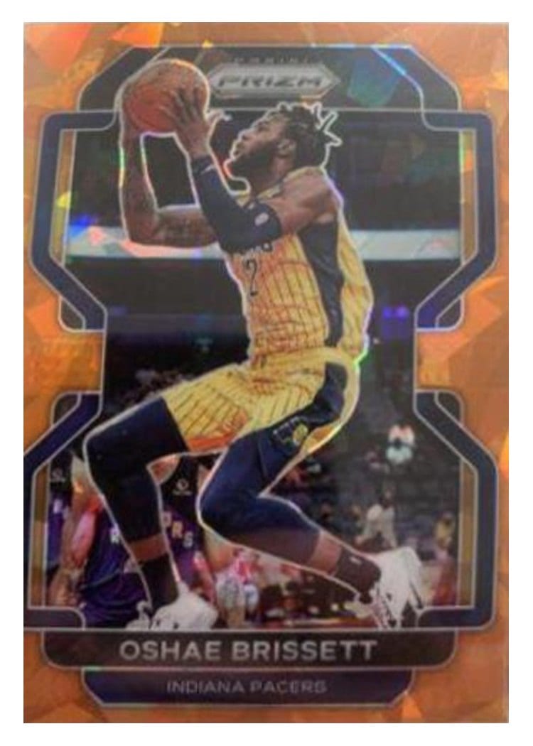 2021-22 Panini Prizm Base Set Oshae Brissett Orange Ice Prizm #138 card