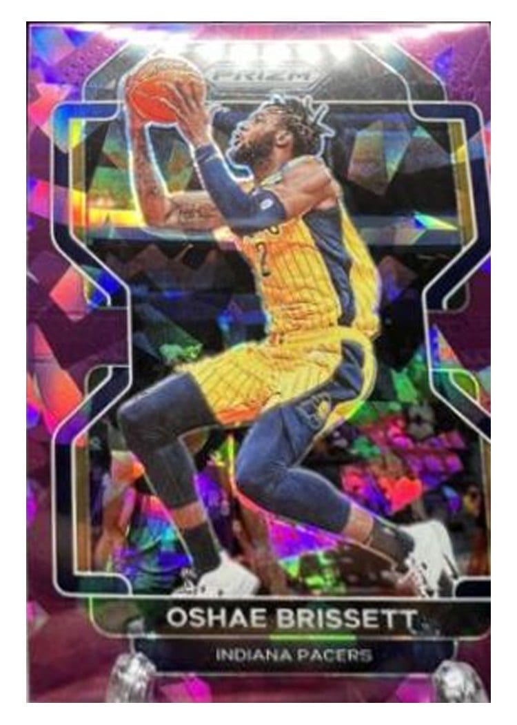 2021-22 Panini Prizm Base Set Oshae Brissett Purple Ice Prizm #138 card