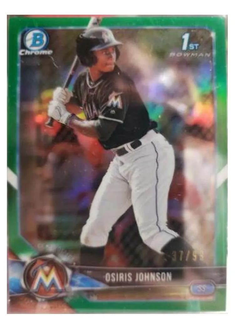 2018 Bowman Draft Base Set Osiris Johnson #BD-103 card