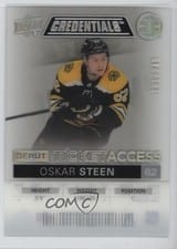 2021-22 Upper Deck Credentials Debut Ticket Access Acetate Oskar Steen #DTA-OS card