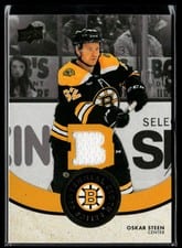 2023-24 Upper Deck Boston Bruins Centennial Centennial Cloth Relics Oskar Steen #CCR-OS card