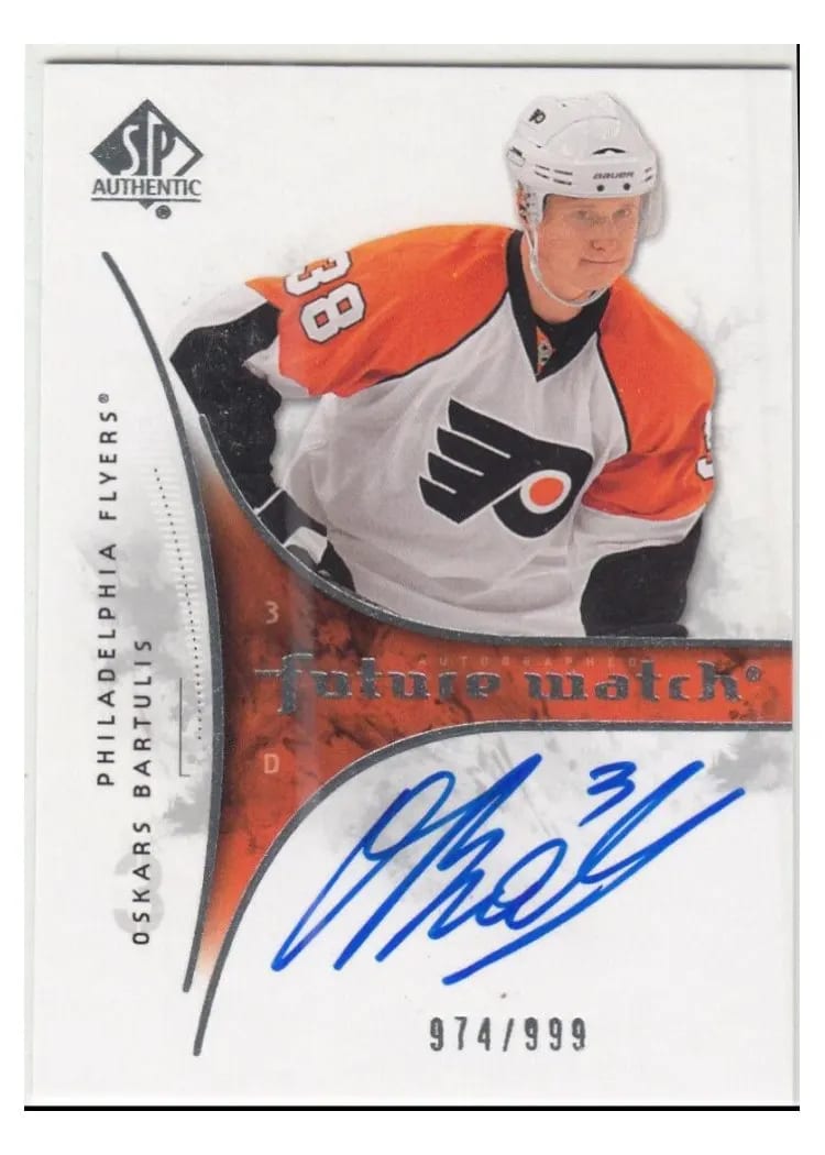 2009 SP Authentic Oskars Bartulis #240 card