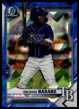 2021 Bowman Draft Sapphire Osleivis Basabe #BDC-71 card