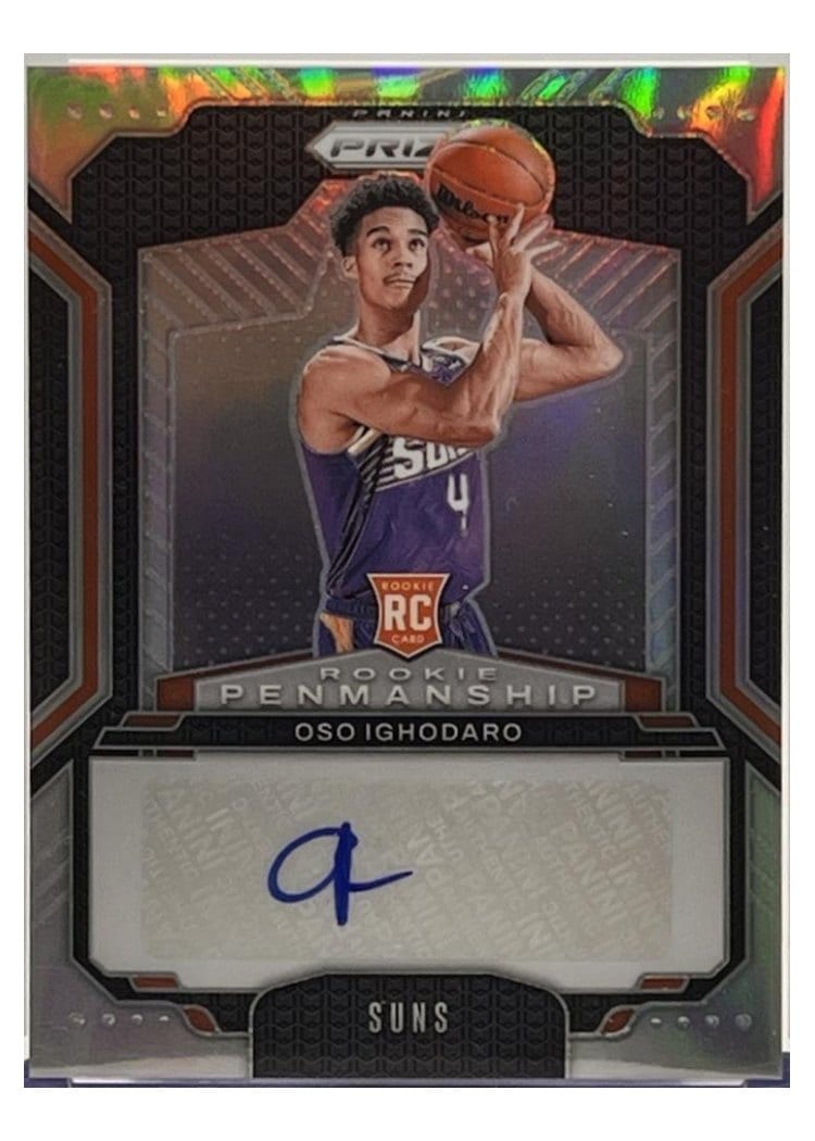 2024-25 Panini Prizm Rookie Penmanship Oso Ighodaro #RPE-OSO card