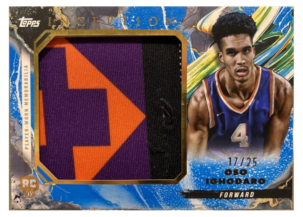 2024-25 Topps Inception Rookie Jumbo Relics Oso Ighodaro #RJR-OI card