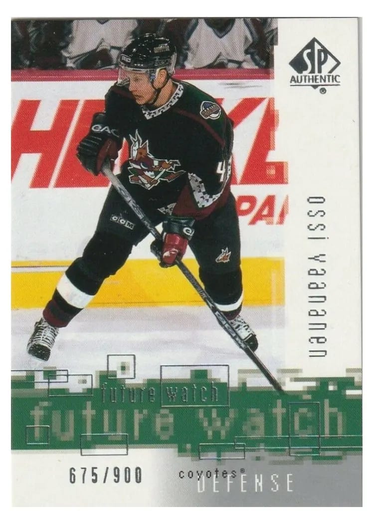 2000 SP Authentic Ossi Vaananen #159 card