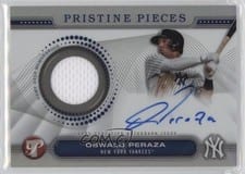 2024 Topps Pristine Pieces Autograph Relic Oswald Peraza #PPAR-OP card
