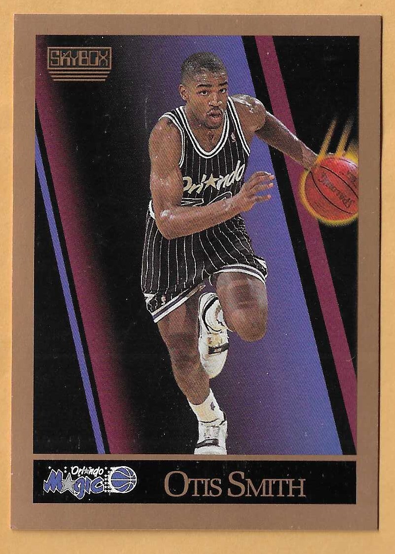 1990-91 SkyBox Base Set Otis Smith #206 card