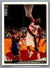 1995-96 Collector's Choice Base Set Otis Thorpe #74 card