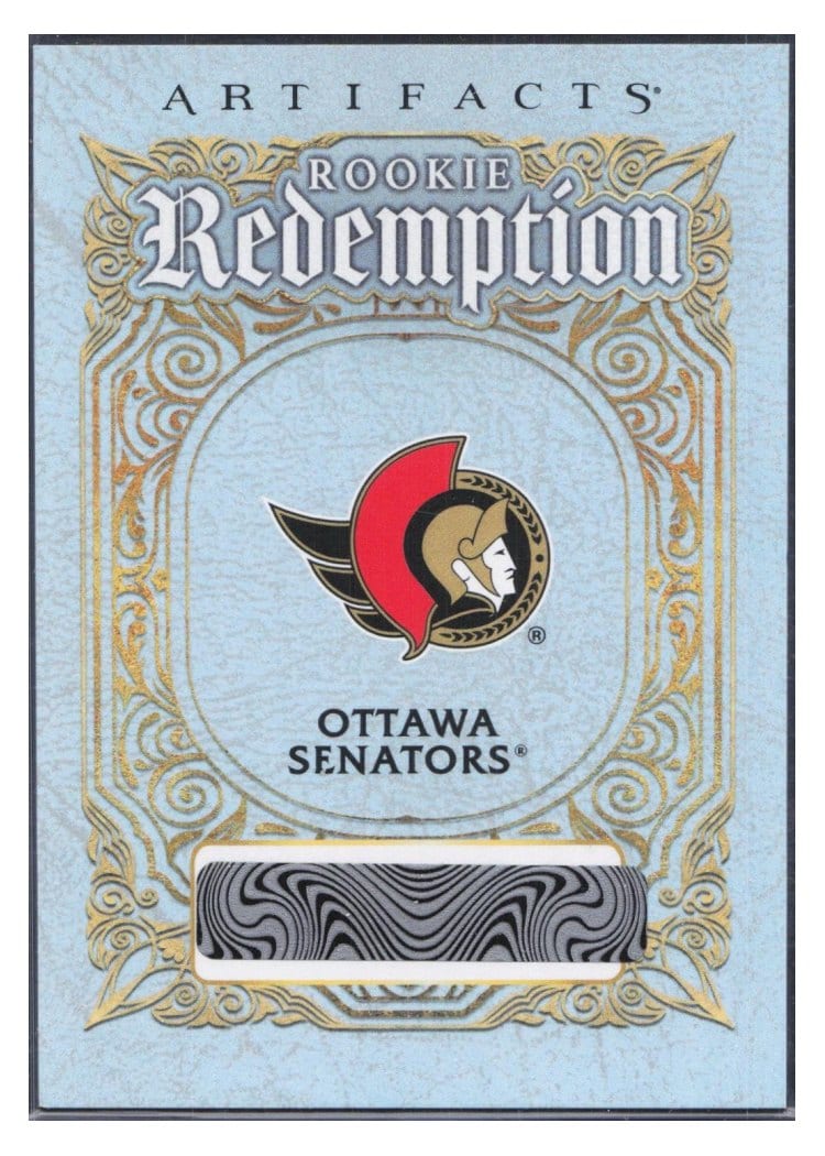 2025-26 Upper Deck Artifacts Base Rookie Redemption Ottawa Senators #RED-220 card