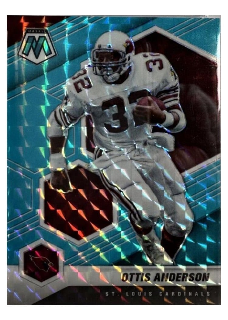2021 Panini Mosaic Base Set Ottis Anderson #10 card