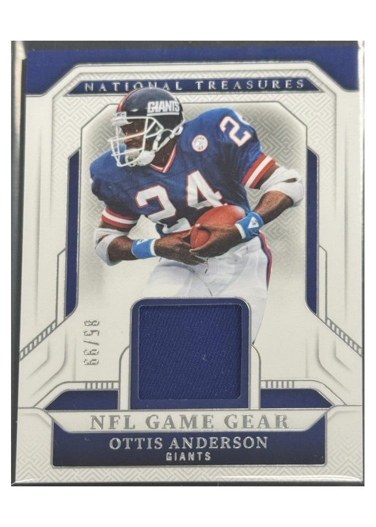 2024 Panini National Treasures NFL Game Gear Ottis Anderson #12 card
