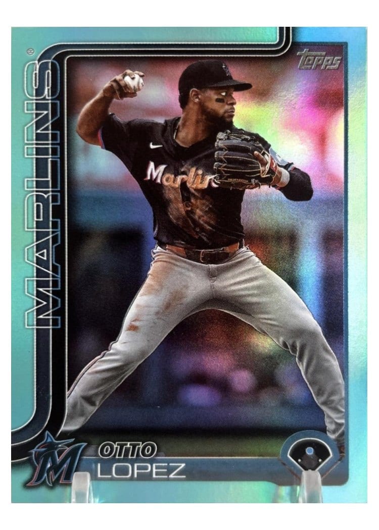 2025 Topps Base Set Otto Lopez Platinum #172 card