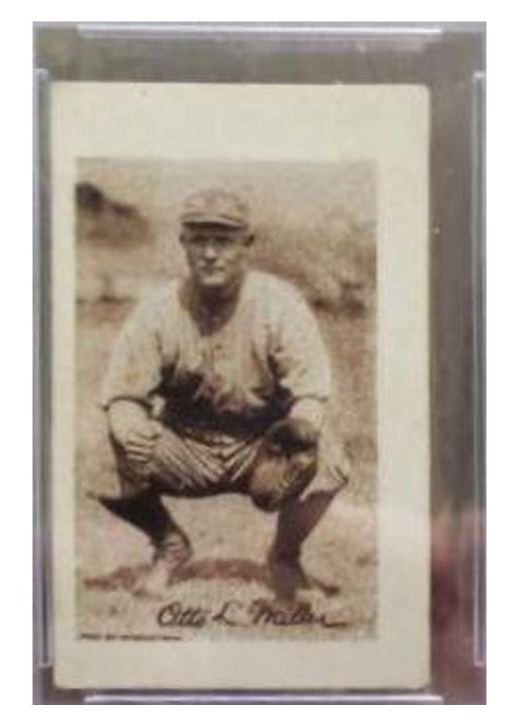 1923 Willard Chocolate Otto Miller card