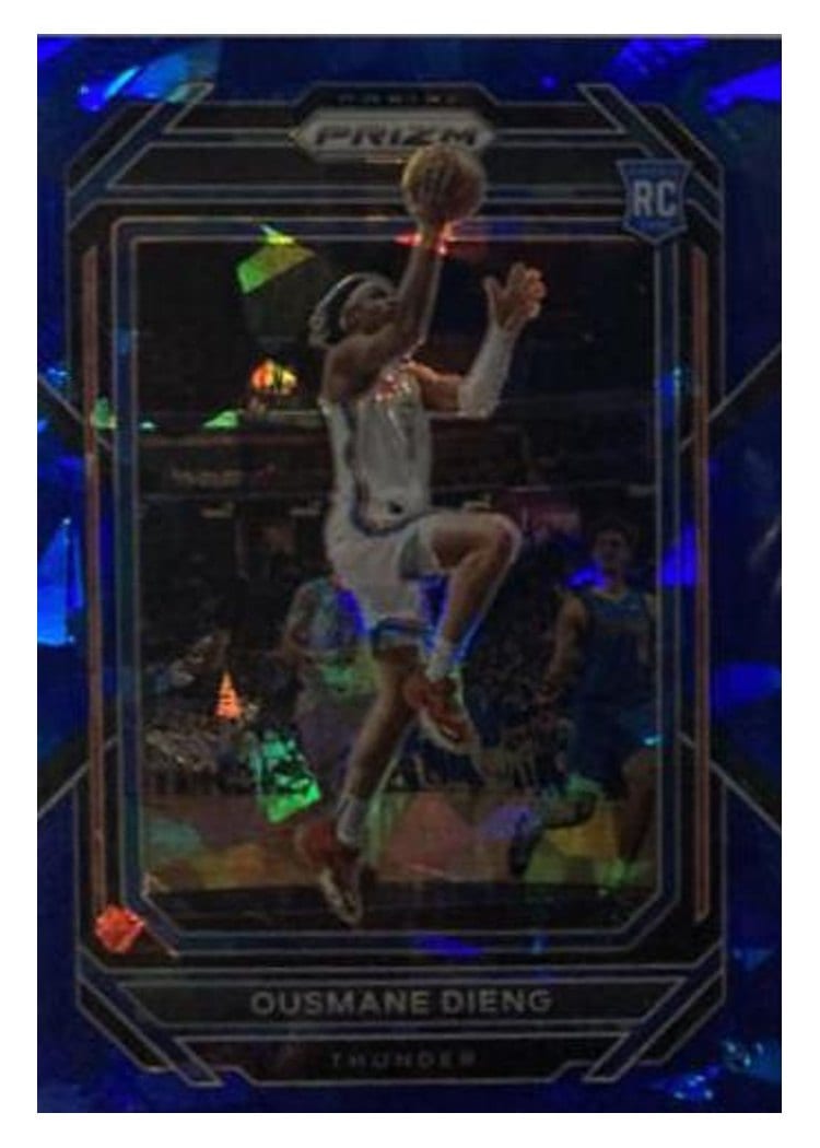2022-23 Panini Prizm Base Set Ousmane Dieng Blue Ice Prizm #224 card