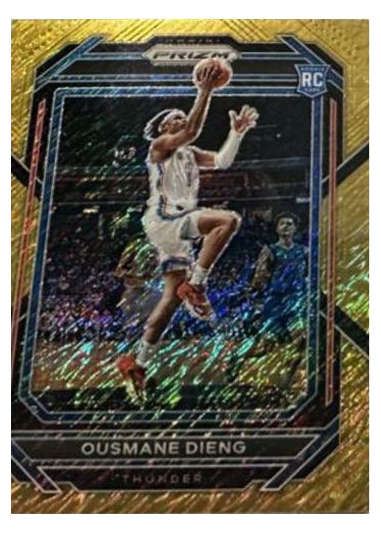 2022-23 Panini Prizm Base Set Ousmane Dieng #224 card