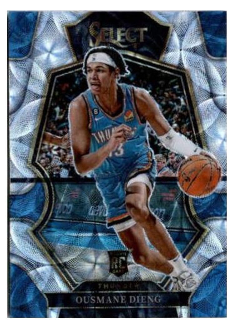 2022-23 Panini Select Base Set Ousmane Dieng Scope Prizm #190 card