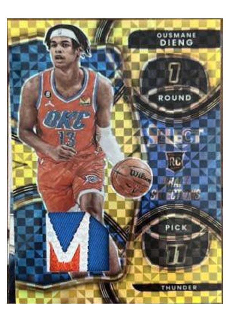 2022-23 Panini Select Base Set Ousmane Dieng #267 card