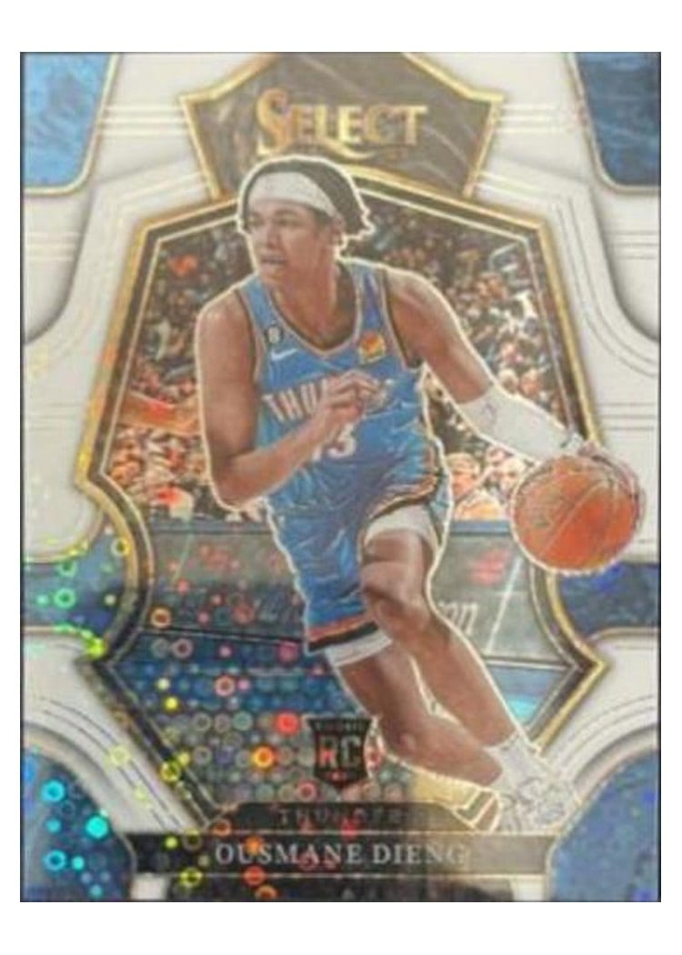 2022-23 Panini Select Base Set Ousmane Dieng #267 card