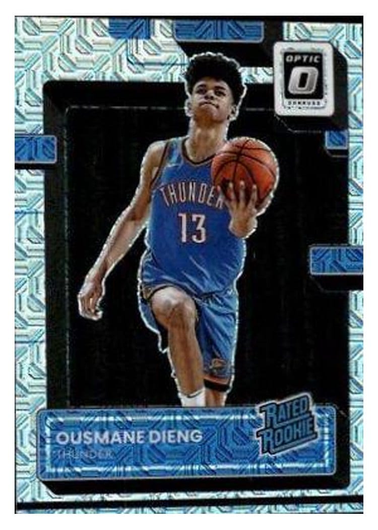 2022 Panini Donruss Optic Ousmane Dieng Choice Blue Mojo #220 card