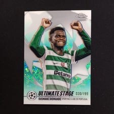 2025 Topps UEFA Ultimate Stage Chrome Ousmane Diomande #US-48 card