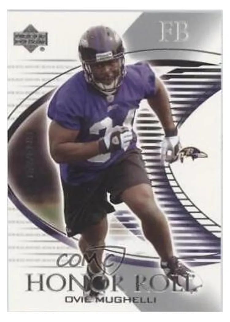 2003 Upper Deck Honor Roll Ovie Mughelli #32 card