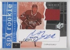 2023-24 SPx 2003-04 Retro - Rookie Autograph Jersey Owen Beck #20-OB card