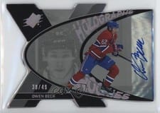 2023-24 SPx Autograph Holograph Rookies Owen Beck #HGR-OB card