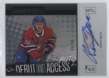 2023-24 Upper Deck Credentials Horizontal Debut Ticket Access Autograph Owen Beck #DTAAH-OB card