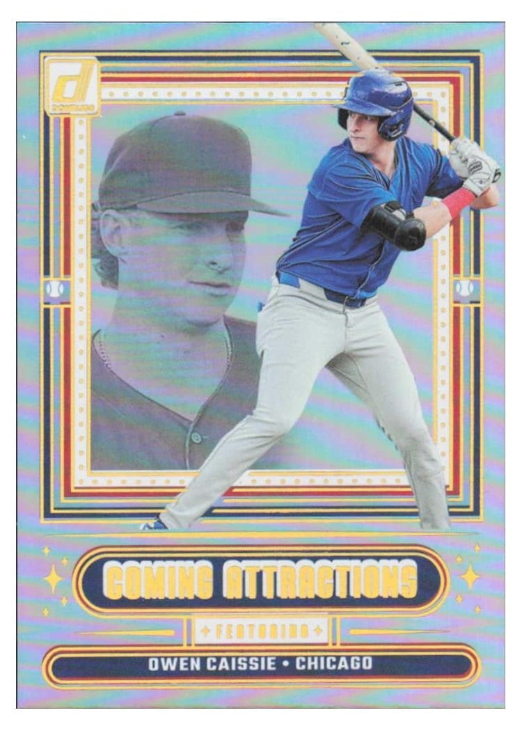 2025 Donruss Coming Attractions Owen Caissie #20 card