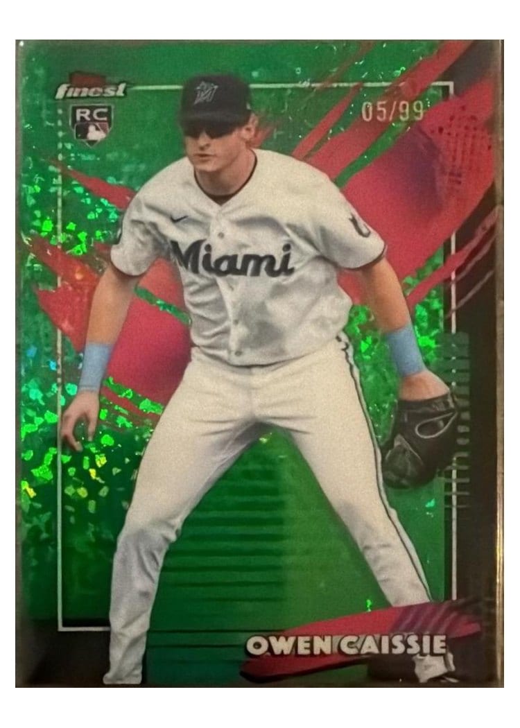 2026 Topps Finest Owen Caissie #232 card