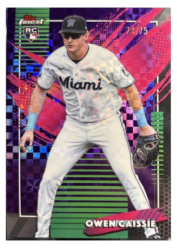 2026 Topps Finest Owen Caissie #232 card