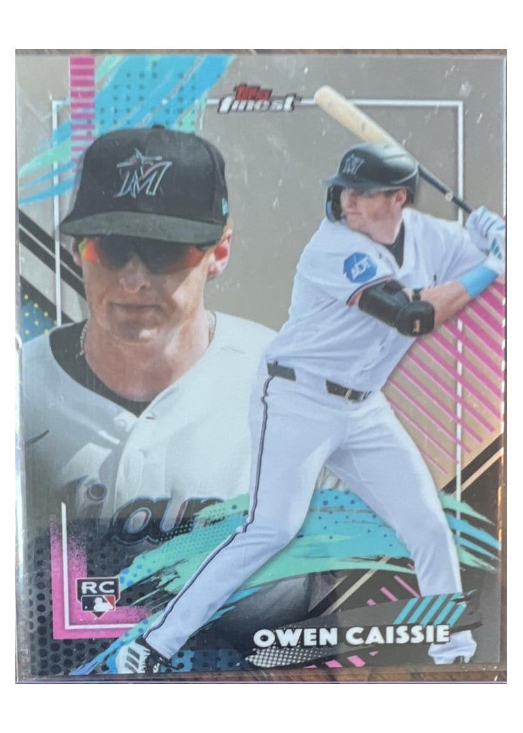 2026 Topps Finest Owen Caissie #308 card
