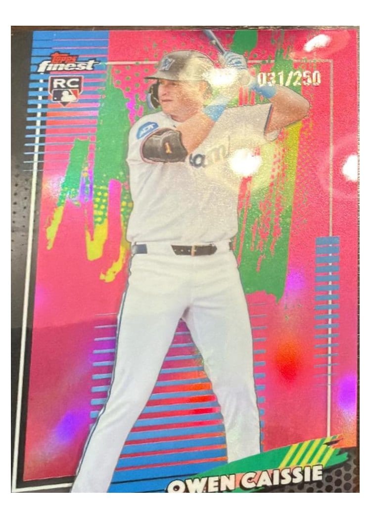 2026 Topps Finest Owen Caissie #79 card