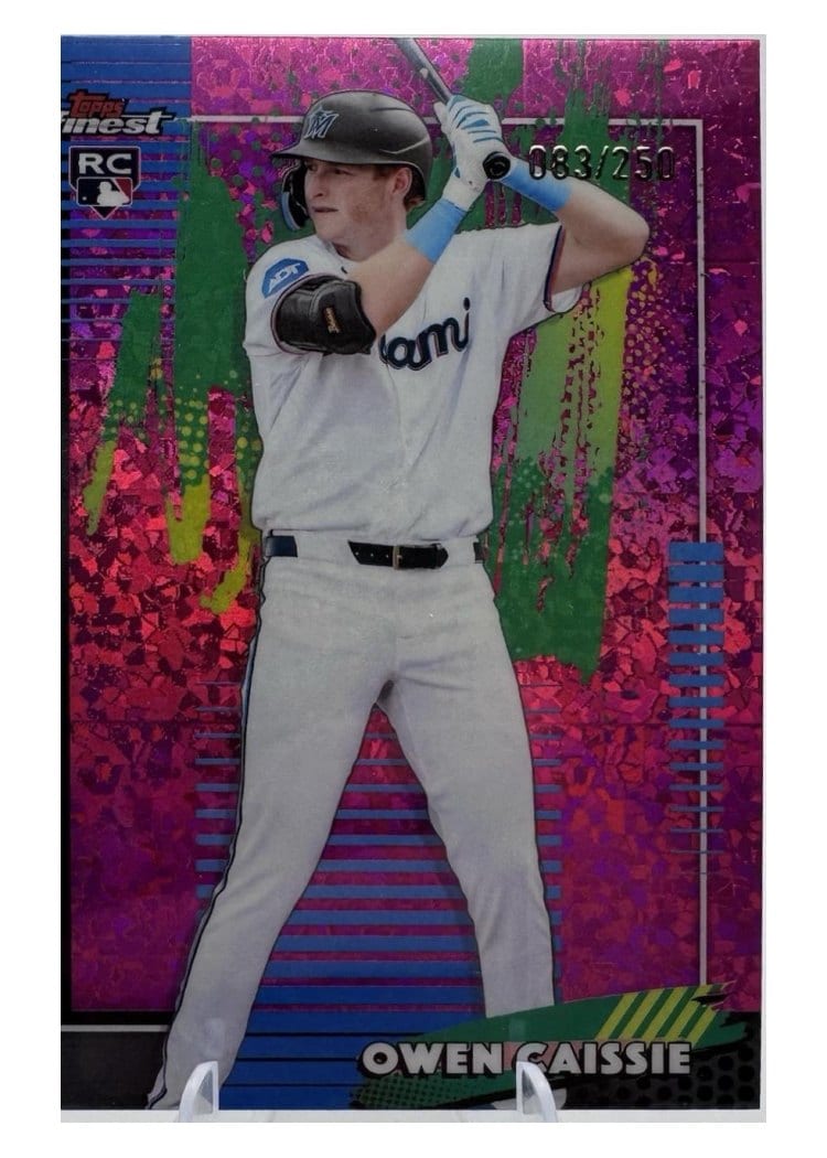 2026 Topps Finest Owen Caissie #79 card