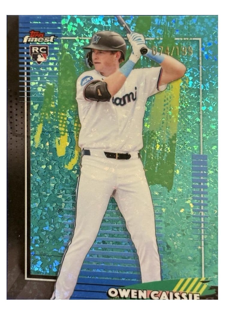 2026 Topps Finest Owen Caissie #79 card
