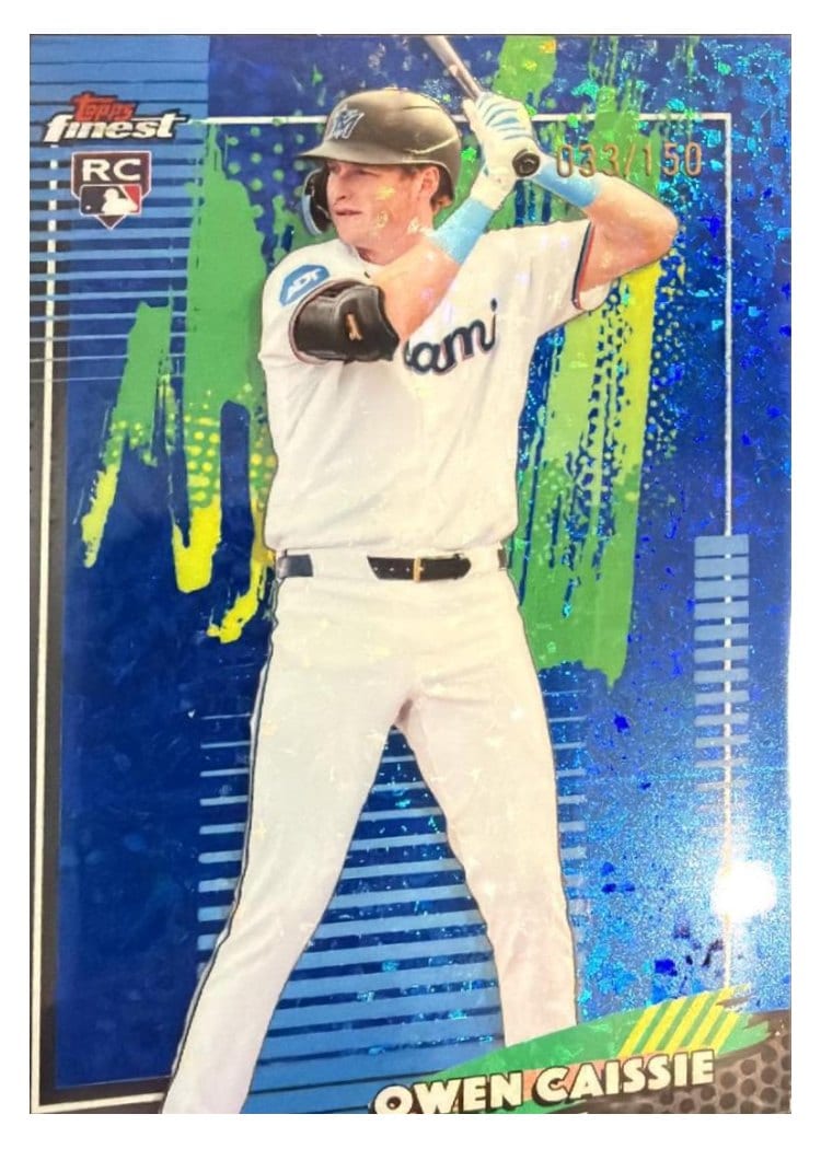 2026 Topps Finest Owen Caissie #79 card