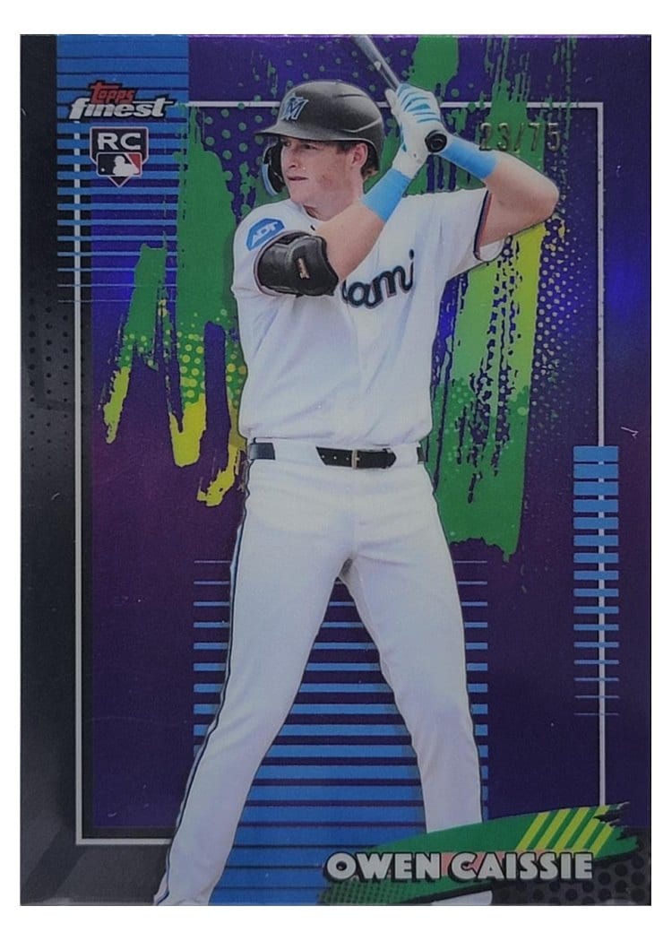 2026 Topps Finest Owen Caissie #79 card