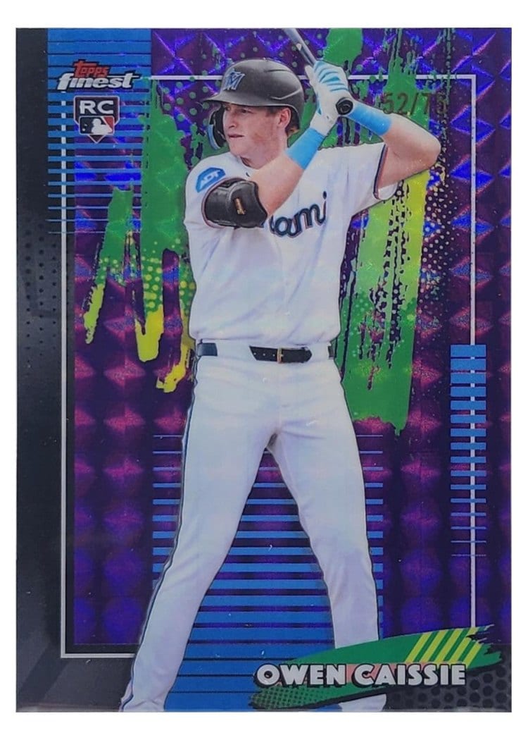 2026 Topps Finest Owen Caissie #79 card