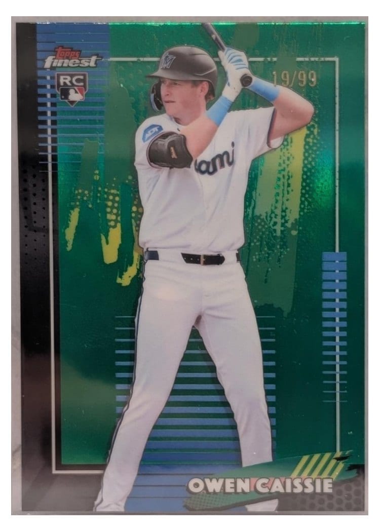 2026 Topps Finest Owen Caissie #79 card
