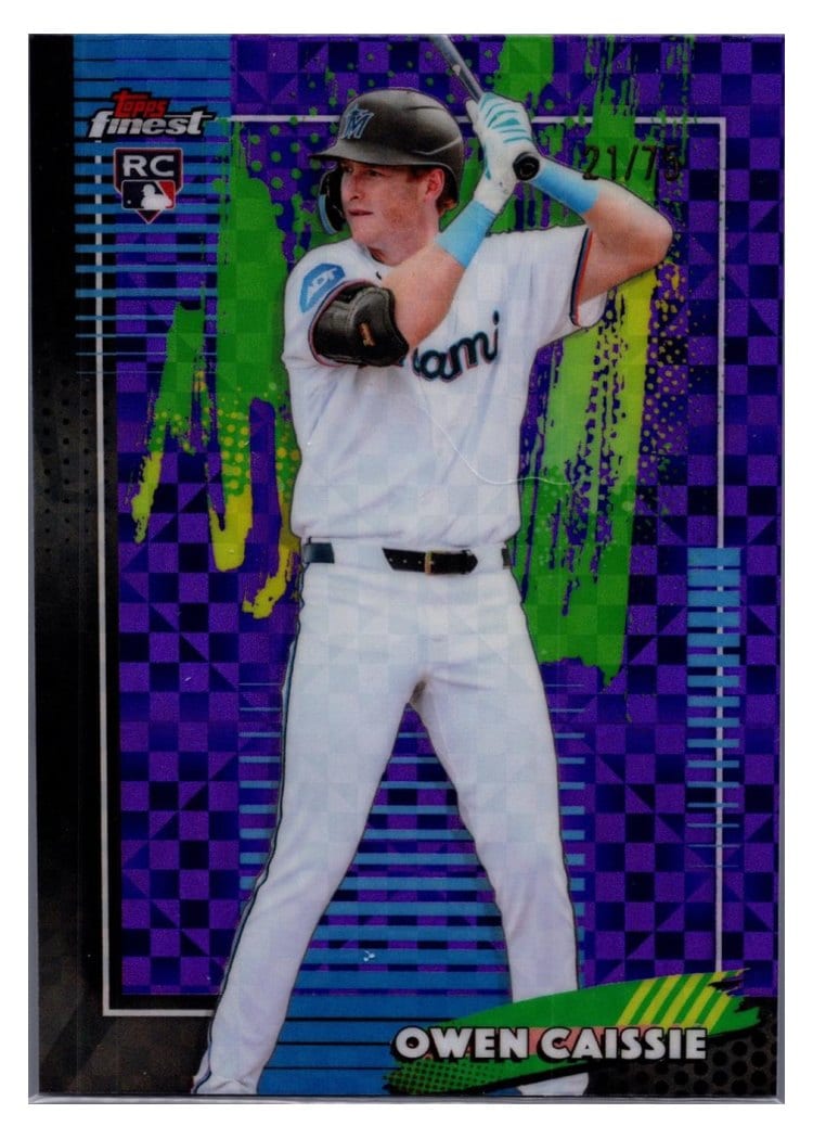 2026 Topps Finest Owen Caissie #79 card