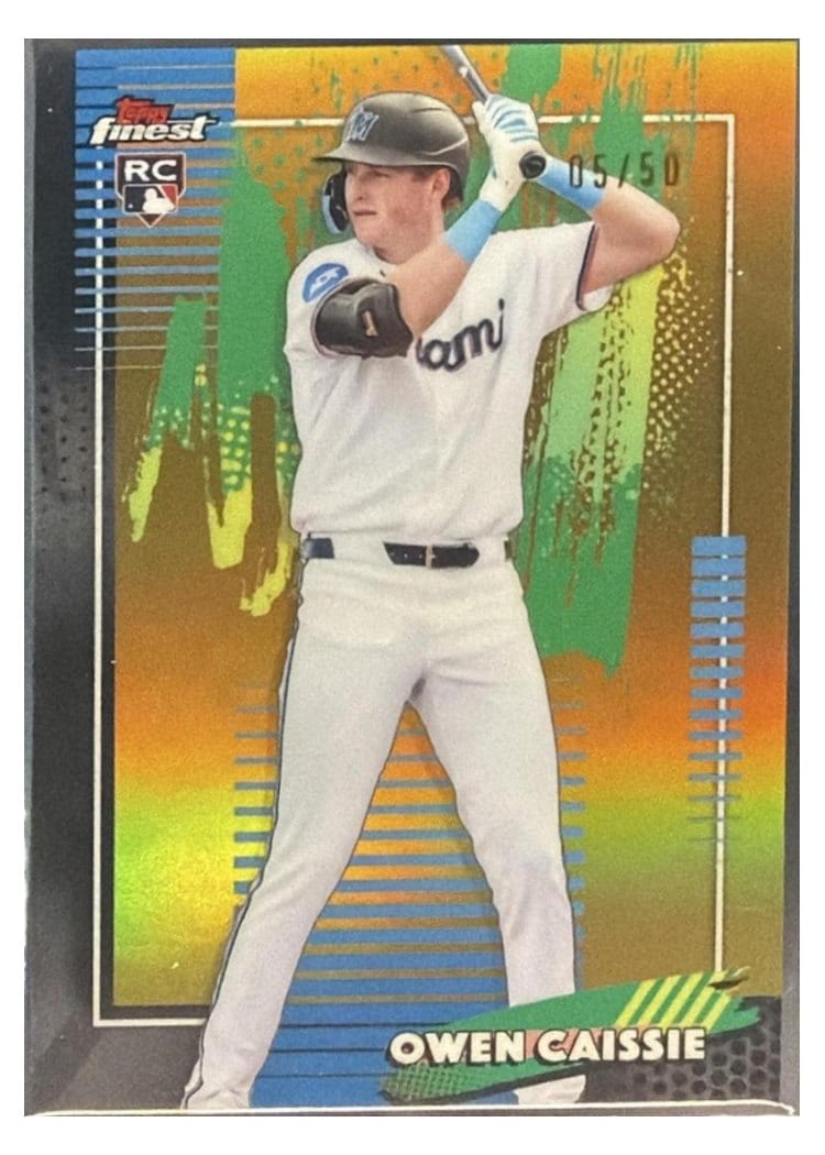 2026 Topps Finest Owen Caissie #79 card