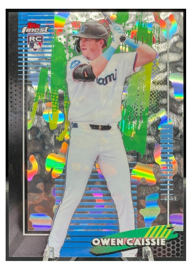 2026 Topps Finest Owen Caissie #79 card