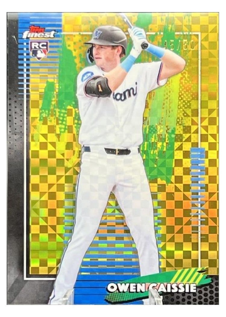 2026 Topps Finest Owen Caissie #79 card