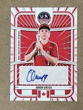 2025 Panini Stars & Stripes Canada U-18 National Team Signatures Owen Gregg #CAN-OG card