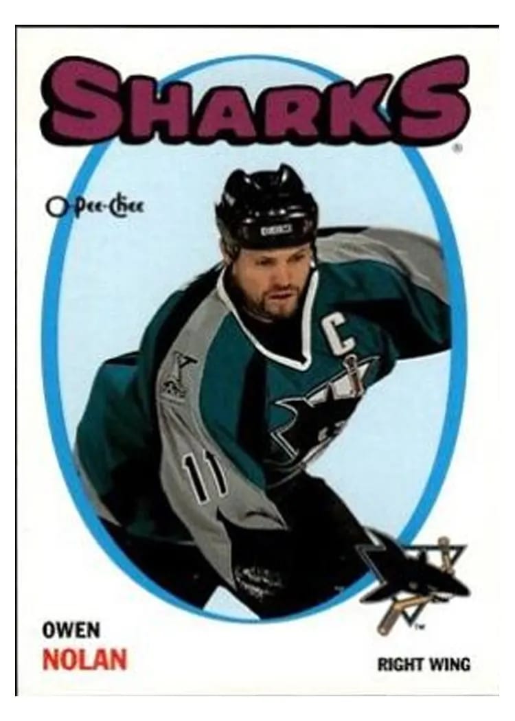 2001 O Pee Chee Owen Nolan #30 card
