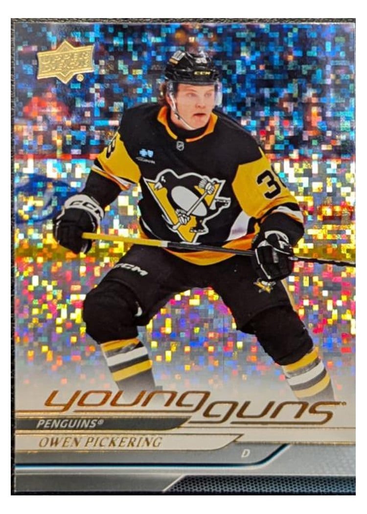 2024-25 Upper Deck Base Set Owen Pickering #703 card
