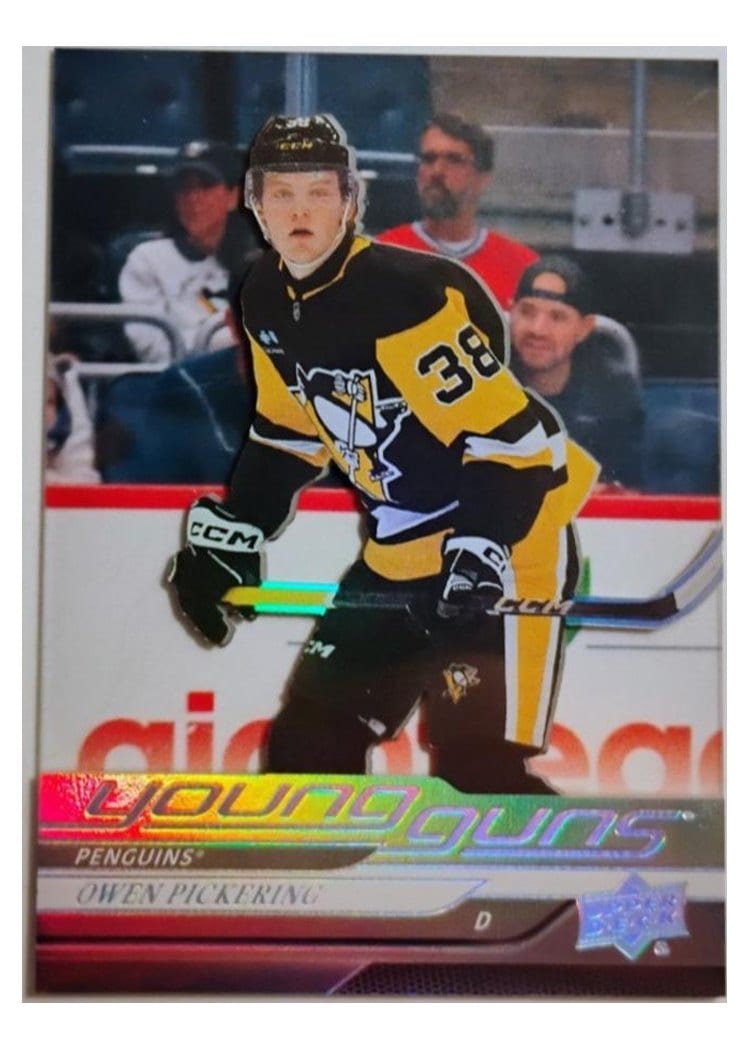 2024-25 Upper Deck Base Set Owen Pickering #703 card