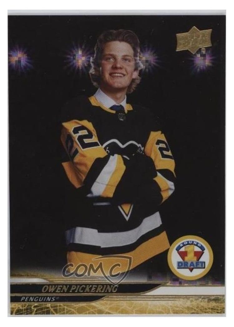 2024-25 Upper Deck Base Set Owen Pickering #732 card